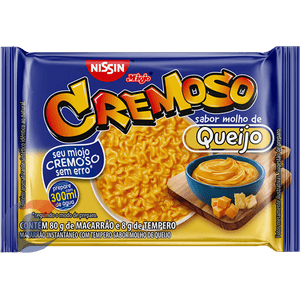 Macarrão Instantâneo Nissin Lámen Cremoso Molho De Queijo 88g