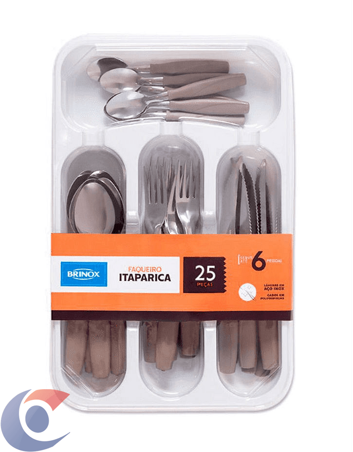 FAQUEIRO-INOX-BRINOX-25PCS-ITAP-WER