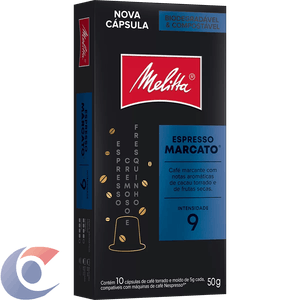 Café Em Cápsula Torrado E Moído Espresso Marcato Melitta Caixa 50g