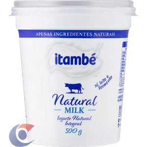 Iogurte Natural Integral Itambé Milk Pote 500g