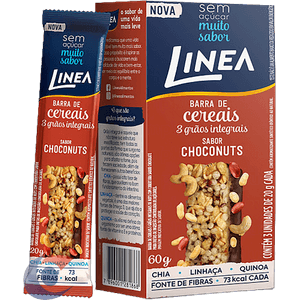 Barra De Cereal Linea Zero Choconuts 60g