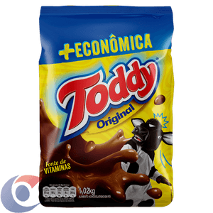 Achocolatado Em Pó Original Toddy Pacote + Econômica 1,02kg