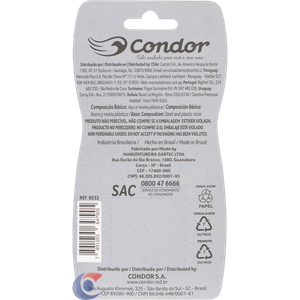 Grampo Para Cabelo Preto Condor Nº 5 50 Un