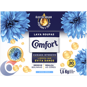 Sabão Em Pó Comfort Hydra Serum 1,6kg