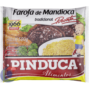 Farofa Pronta De Mandioca Pinduca 500g