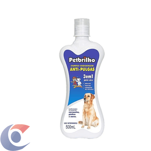 Shampoo Petbrilho Antipulgas 3x1 500ml