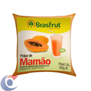 Polpa De Fruta Brasfrut Mamão 100g