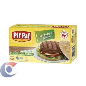 Hambúrguer Bovino Pif Paf 672g