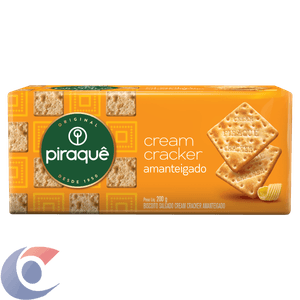 Biscoito Piraquê Cream Cracker Amanteigado 200g
