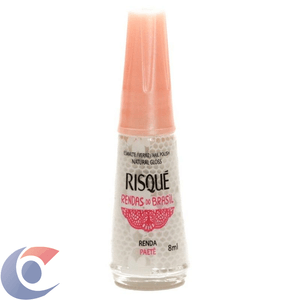 Esmalte Risqué Natural Rendas Do Brasil Paetê