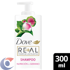 Shampoo Dove Poder Das Plantas Nutrição + Gerânio 300ml