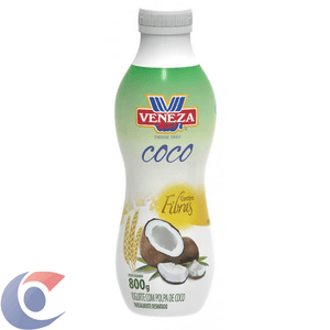 Iogurte Veneza Tradicional Coco 800g