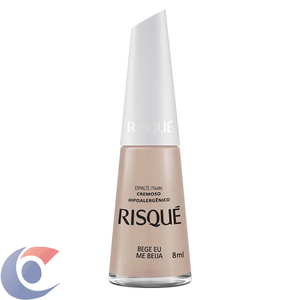 Esmalte Risqué Cremoso Bege Eu Me Beija 8ml