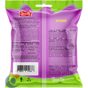 Bala Gelatines Docile Dente De Vampiro Citrus 15g
