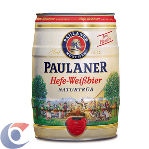 Barril De Cerveja Paulaner Hefe Weissbier Naturtrub 5 Litros