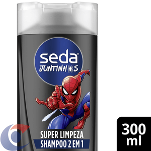 Kit Shampoo + Condicionador 2 Em 1 Seda Juntinhos Super Limpeza 300ml