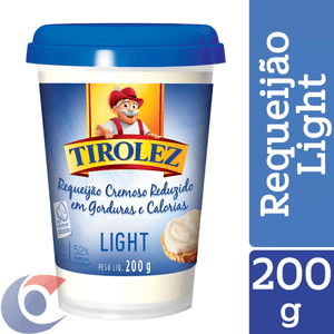 Requeijão Tirolez Light Copo 200g