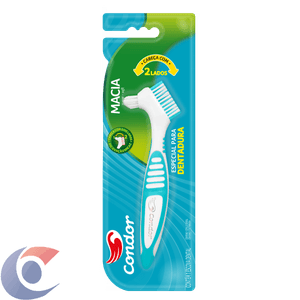 Escova Dental Para Protese Macia