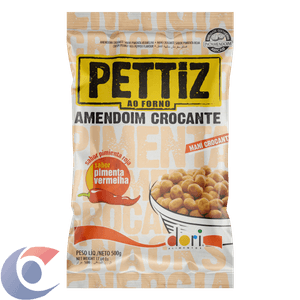 Amendoim Pettiz Dori Crocante Pimenta Vermelha 500g