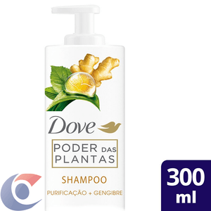 Shampoo Dove Poder Das Plantas Purificação + Gengibre 300ml