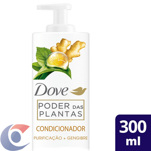 Condicionador Dove Poder Das Plantas Purificação + Gengibre 300ml