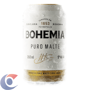 Cerveja Bohemia Puro Malte Lata 350ml