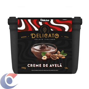 Sorvete Delicius Creme De Avelã 1,5l