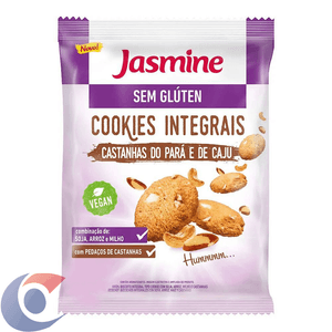 Cookies Integrais Jasmine Castanhas-Do-Pará E De Caju Sem Glutén 120g
