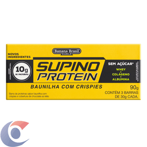 Barra De Proteína Supino Baunilha E Cookies 90g
