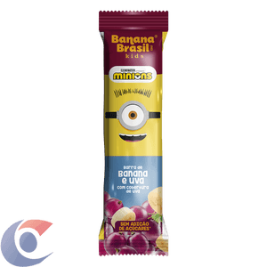 Barra Kids Banana Brasil Chocolate E Uva 22gr