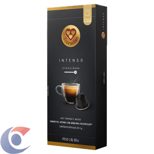 Café Capsulas 3 Corações Espresso Intenso 10 Unidades