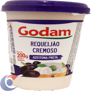 Requeijão Cremoso Sabor Azeitona Preta Godam 200g