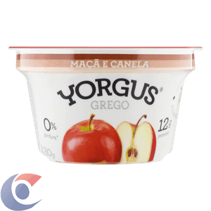 Iogurte Grego 0% Gordura Yorgus Maçã E Canela 130g