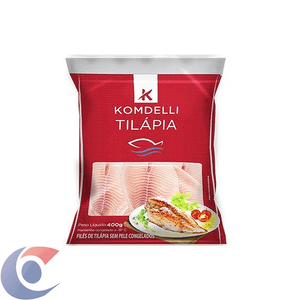 Filé De Tilapia Congelado Komdelli Sem Pele 400g