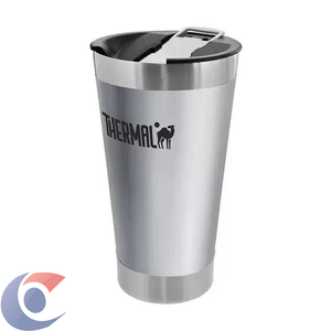 Copo Thermal Com Tampa Prata 473ml