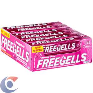 Drops Freegells Play Morango 12x27,9g
