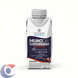 Bebida Láctea Piracanjuba Zero Lactose Imunoday Chocolate 200ml