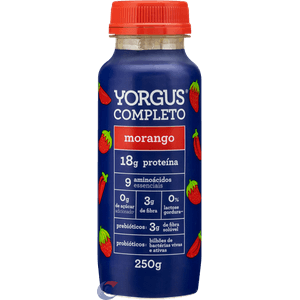 Iogurte Yorgus Completo Desnatado Morango 250g