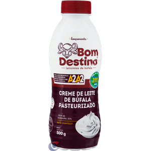 Creme De Leite Bufala Pasteurizado Bom Destino 500ml