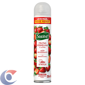Desodorante Antitranspirante Suave Frutas Vermelhas E Lichia Leve Mais Pague Menos 200ml
