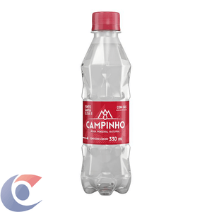 Água Mineral Campinho 330ml Gasosa Pet