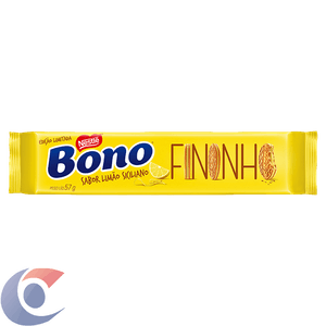 Biscoito Bono Recheado Fininho Limão 57g