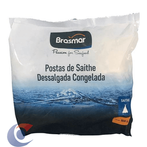 Bacalhau Posta Saith Brasmar Dessalgado Congelado 800g