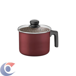 Fervedor Tramontina Antiaderente Paris Com Tampa Vermelho 14cm