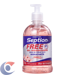 Gel Para Mãos Greenwood Seption Free Flor Cerejeira 500ml