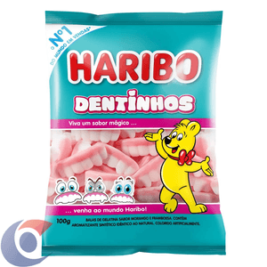 Bala Gelatina Haribo Dentinhos 100g