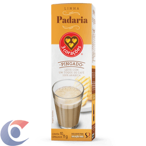 Café Com Leite Pingado 3 Corações 100g