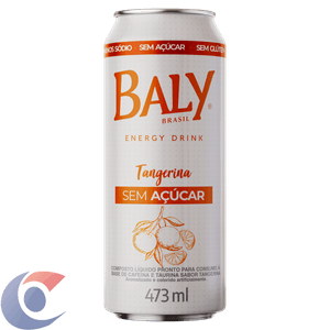 Energético Baly Energy Drink Tangerina Sem Açúcar 473ml