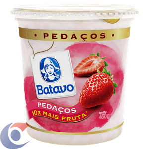 Iogurte Com Pedaços De Fruta Batavo Morango 500g