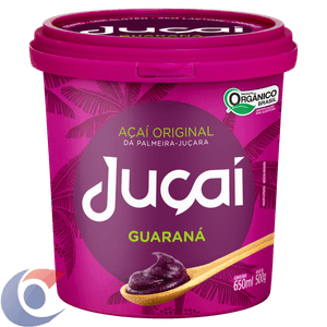 Açaí Orgânico Juçai Com Guaraná 650ml